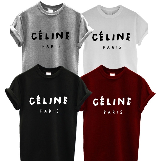 Celine Paris Logo For Men White Shirt Rare S to XXXL by CahyaAbadi